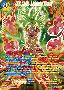 DBS Saiyan Showdown BT15-148 SS2 Kefla, Lightning Speed SPR