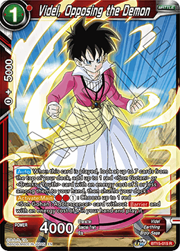 DBS Saiyan Showdown BT15-015 Videl, Opposing the Demon