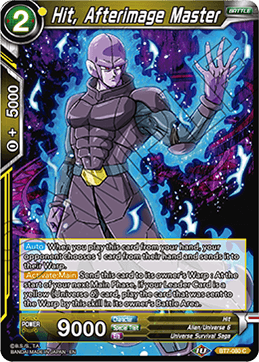 DBS Assault of the Saiyans BT7-080 Hit, Afterimage Master Foil