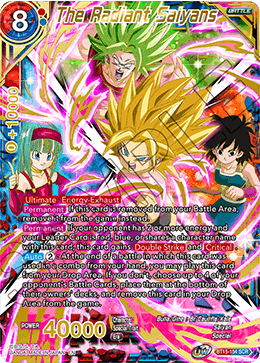 DBS Saiyan Showdown BT15-154 The Radiant Saiyans SCR