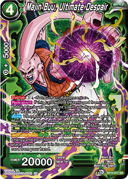 DBS Cross Spirits BT14-077 Majin Buu, Ultimate Despair SR