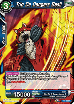 DBS The Tournament of Power TB1-038 Trio De Dangers Basil Foil