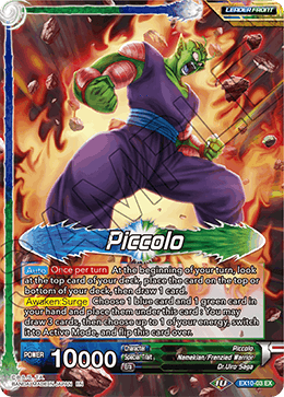 DBS Expansion Set 10: Namekian Surge EX10-03 Piccolo (Leader) Foil