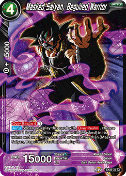 DBS Expansion Set 06: Special Anniversary Box EX06-34 Masked Saiyan, Beguiled Warrior Foil