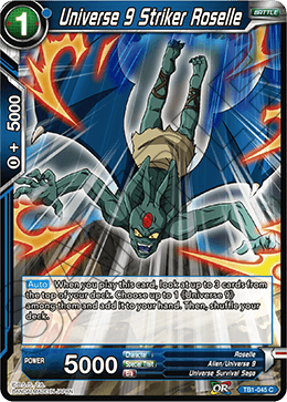 DBS The Tournament of Power TB1-045 Universe 9 Striker Roselle