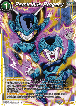 DBS Expert Deck: The Ultimate Life Form XD3-07 Pernicious Progeny Foil
