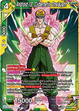 DBS Cross Spirits BT14-151 Android 13, Cybernetic Onslaught – JGC  Collectables
