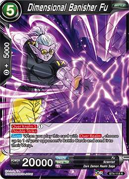 DBS Colossal Warfare BT4-118 Dimensional Banisher Fu Foil