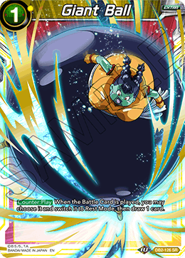 DBS Draft Box 5: Divine Multiverse DB2-126 Giant Ball (SR)