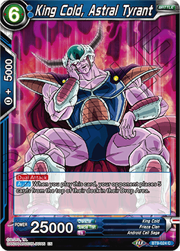 DBS Universal Onslaught BT9-024 King Cold, Astral Tyrant