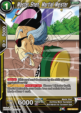 DBS World Martial Arts Tournament TB2-063 Master Shen, Martial Meister