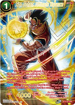 DBS Cross Spirits BT14-007 Son Gohan, Ultimate Essence SPR