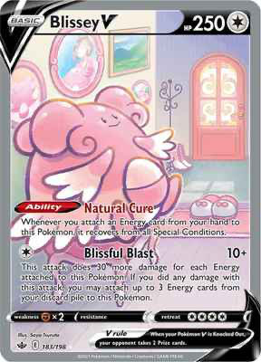 SWSH Chilling Reign 183/198 Blissey V Alternate Art