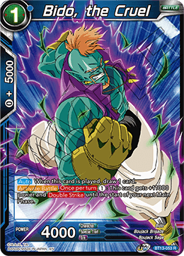 DBS Supreme Rivalry BT13-053 Bido, the Cruel Foil