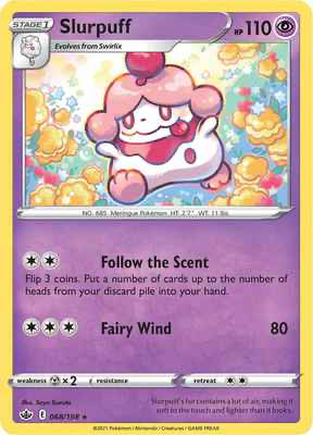SWSH Chilling Reign 068/198 Slurpuff