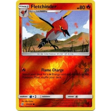 SM Unified Minds 031/236 Fletchinder Reverse Holo