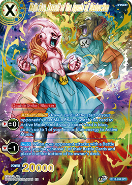 DBS Supreme Rivalry BT13-034 Majin Buu, Assault of the Agents of Destruction (SPR)