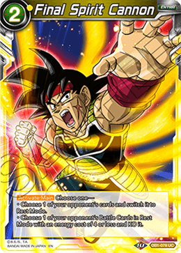 DBS Draft Box 4: Dragon Brawl DB1-079 Final Spirit Cannon Foil