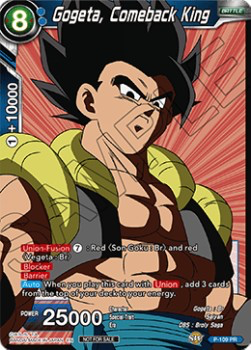 DBS Promotion Card P-109 Gogeta, Comeback King