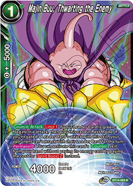 DBS Cross Spirits BT14-083 Majin Buu, Thwarting the Enemy