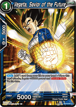 DBS Rise of the Unison Warrior BT10-041 Vegeta, Savior of the Future