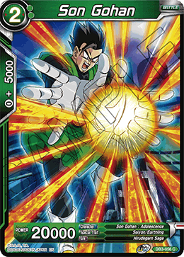 DBS Draft Box 6: Giant's Force DB3-056 Son Gohan