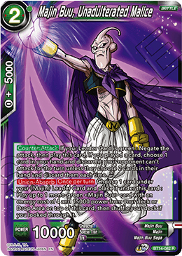 DBS Cross Spirits BT14-082 Majin Buu, Unadulterated Malice Foil