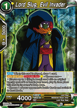DBS Draft Box 6: Giant's Force DB3-093 Lord Slug, Evil Invader