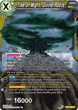 DBS Saiyan Showdown BT15-094 Tree of Might, Divine Roots Foil