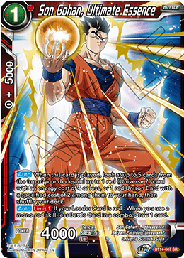 DBS Cross Spirits BT14-007 Son Gohan, Ultimate Essence SR