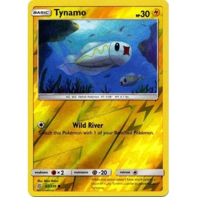 SM Unified Minds 063/236 Tynamo Reverse Holo