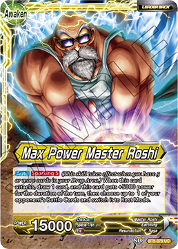 DBS Miraculous Revival BT5-079 Master Roshi / Max Power Master Roshi (Leader) Foil