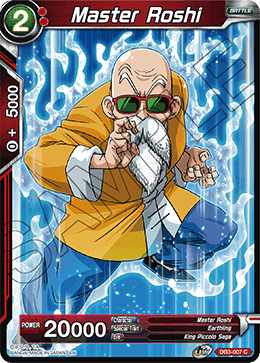 DBS Draft Box 6: Giant's Force DB3-007 Master Roshi