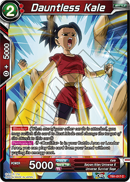 DBS The Tournament of Power TB1-017 Dauntless Kale Foil