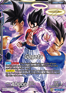 DBS Series 5 Starter Resurrected Fusion SD6-001 Gogeta (Leader) Foil