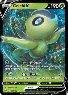 SWSH Chilling Reign 007/198 Celebi V