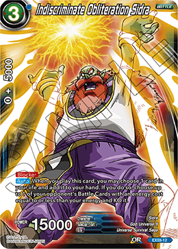 DBS Expansion Set 03: Ultimate Box EX03-12 Indiscriminate Obliteration Sidra Foil