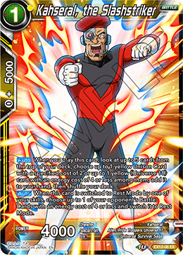 DBS Expansion Set 12: Universe 11 Unison EX12-06 Kahseral, the Slashstriker