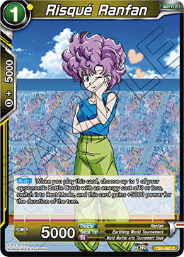 DBS World Martial Arts Tournament TB2-062 Risque Ranfan Foil