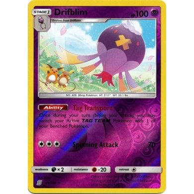 SM Unified Minds 081/236 Drifblim Reverse Holo