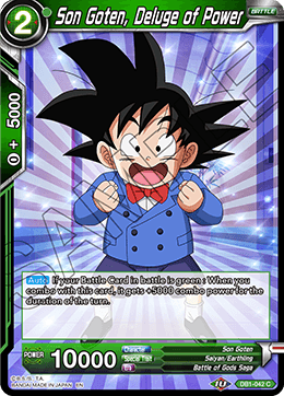 DBS Draft Box 4: Dragon Brawl DB1-042 Son Goten, Deluge of Power