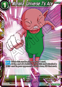 DBS Realm of the Gods BT16-056 Monaka, Universe 7's Ace