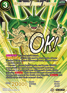DBS Clash of Fates TB3-066 Newfound Power Porunga (SPR)