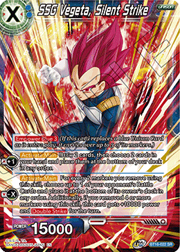 DBS Realm of the Gods BT16-022 SSG Vegeta, Silent Strike SR