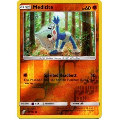 SM Unified Minds 109/236 Meditite Reverse Holo