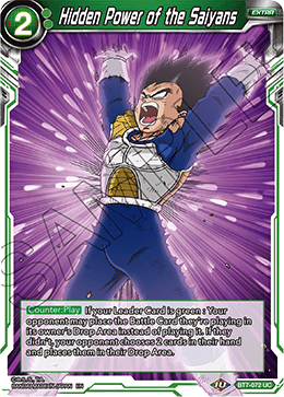 DBS Assault of the Saiyans BT7-072 Hidden Power of the Saiyans