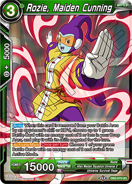 DBS Draft Box 5: Divine Multiverse DB2-075 Rozie, Maiden Cunning