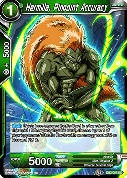 DBS Draft Box 5: Divine Multiverse DB2-087 Hermilla, Pinpoint Accuracy