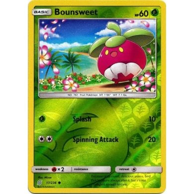 SM Unified Minds 017/236 Bounsweet Reverse Holo