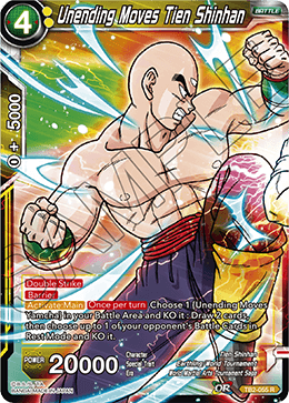 DBS World Martial Arts Tournament TB2-055 Unending Moves Tien Shinhan Foil